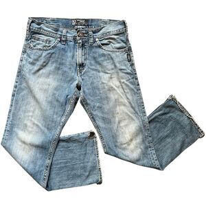 Mens Silver Zac Jeans - W34 L32 - 100% Cotton - see pics and description